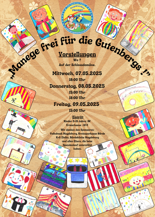 Zirkus Poster A3 – Gruppe Zirkus Poster A3 - Gruppe